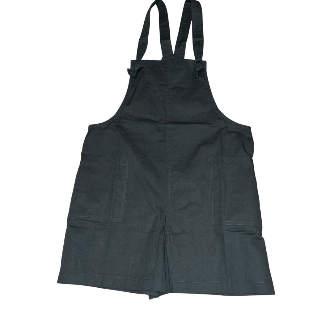 Zenana Sage Green Overall  Romper Utility Pocket Adjustable Strap Overalls M